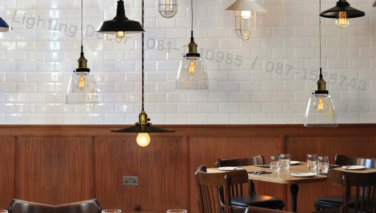 ตัวอย่างการติดตั้งโคมไฟแก้ววินเทจ ตัวอย่างการติดตั้งโคมไฟแก้ววินเทจ