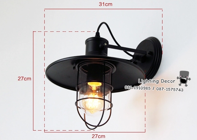 ขนาดโคมไฟวินเทจ ติดผนัง ขนาดโคมไฟวินเทจ ติดผนัง