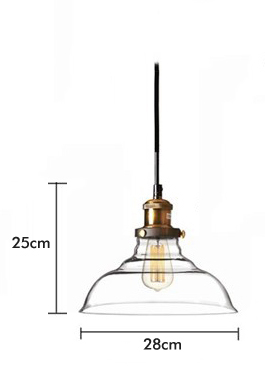 โคมไฟแก้ววินเทจ แบบจาน โคมไฟแก้ววินเทจ แบบจาน