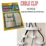 Cable clipคลิบยึดสายไฟ10ชิ้น
