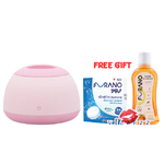 (สีชมพู) Furano Ultrasonic Cleaner ฟูราโนะ เครื่องทำล้างทำความสะอาดระบบอัลตราโซนิก แถมเม็ดฟู่และน้ำยาบ้วนปาก ใช้ทำความสะอาดฟันปลอม รีเทนเนอร์ หรือเครื่องประดับ