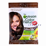 (7.3 สีน้ำตาลประกายทอง) Garnier Color Naturals 30mL การ์นิเย่ ครีมเปลี่ยนสีผม สีผมสวย เด่นชัด มีถุงมือแถม ช่วยล็อคสีผมให้ติดทนนานและพร้อมบำรุงผมให้ผมดูสุขภาพดี