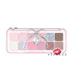 (#12 Crystal Paw) Clio Pro Eye Palette Air คลีโอ โปรอายพาเลทแอร์ อายแชโดว์พาเลท12 เฉดสี เนื้อแมต ชิมเมอร์ กลิตเตอร์ เนื้อเนียน เกลี่ยง่าย