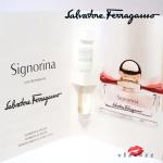 (Tester) Salvatore Ferragamo Signorina Eau de Parfum EDP 1.5mL น้ำหอมกลิ่นฟลอร่าฟรุ๊ตตี้สำหรับสาวมีสไตล์ สดชื่น,อ่อนหวาน,หรูหราและสนุกสนาน