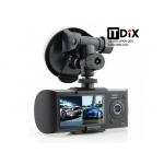 กล้องติดรถยนต์ R300 HD DVR 2 เลนส์+GPS