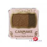 (#04) Canmake Natural Chiffon Eyebrow 04 Honey Nuts (Yellowish Light Brown) พาเลตคิ้ว 2 สีให้คิ้วติดทนสวยมีมิติดูซอฟท์เป็นธรรมชาติ มาพร้อมกับแปรง 2 หัว ช่วยให้แต่งคิ้วออกมาสวยได้รูปสวยเป๊ะ