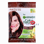 (5.32 สีน้ำตาลคาราเมล) Garnier Color Naturals 30mL การ์นิเย่ ครีมเปลี่ยนสีผม สีผมสวย เด่นชัด มีถุงมือแถม ช่วยล็อคสีผมให้ติดทนนานและพร้อมบำรุงผมให้ผมดูสุขภาพดี