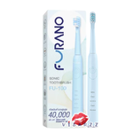 (สีฟ้า) Furano Sonic Toothbrush FU - 100 ฟูราโนะ แปรงสีฟันไฟฟ้า ใช้ทำความสะอาดฟัน มีเทคโนโลยีการสั่นความถี่สูง ช่วยขจัดคราบพลัคด้วยพลังการสั่น