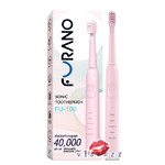 (สีชมพู) Furano Sonic Toothbrush FU - 100 ฟูราโนะ แปรงสีฟันไฟฟ้า ใช้ทำความสะอาดฟัน มีเทคโนโลยีการสั่นความถี่สูง ช่วยขจัดคราบพลัคด้วยพลังการสั่น