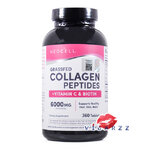 (360 เม็ด) Neocell Grassfed Collagen Peptides + Vitamin C & Biotin Collagen Type 1 & 3 360 เม็ด สูตรใหม่ คอลลาเจนชนิดดูดซึมง่าย เพิ่มความเต่งตึง พร้อม Biotin 5000 mcg และ Vitamin C 6000 mg
