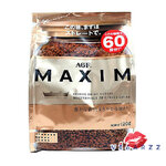 Exp.10/25 (ถุงสีทอง 120g) AGF Maxim Aroma Select Coffee 120g กาแฟฟรีซดราย นำเข้าจากญี่ปุ่น ชงได้ประมาณ 60 แก้ว รสชาติกลมกล่อม เหมาะสำหรับคนชอบกาแฟคาปูชิโน่