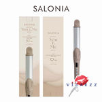 พร้อมส่ง (Limited Color #Beige) Salonia 2 Way Straightening & Curling Hair Iron 32 mm เครื่องหนีบและม้วนผมไฟฟ้าในเครื่องเดียว ผมเงางาม ไม่แห้งเสียและชี้ฟู