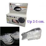 แผ่นซิลิโคนเสริมส้นเท้าเสริมความสูง