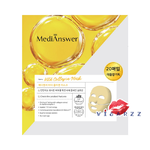 (สีเหลือง 1 กล่อง 5 แผ่น) MediAnswer Vita Collagen Mask 37g/แผ่น มาส์กเจลลี่สูตรคอลลาเจน ผสานพลังวิตามินซี ให้ผิวที่กระจ่างใส กระชับ อิ่มฟู อ่อนเยาว์