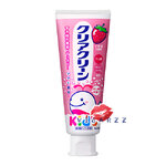 (Kids สีชมพู Strawberry) Kao Clear Clean Toothpaste Kids 70g ยาสีฟัน สำหรับเด็กอายุ 1.9 ปีขึ้นไป มีฟลูออไรต์ และไซลีทอล ฟองน้อย บ้วนง่าย ปลอดภัย