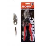 กรรไกรตัดกิ่งไม้Sonicขนาด8นิ้วพร้อมใบมีดและสปริงสำรอง