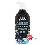 (อาบน้ำ Cooling) Jabs Cooling Fresh Menthol Shower Cream 400mL สูตรเย็นผสานด้วยเมนทอล สดชื่นทันทีที่อาบ ลดการสะสมของแบคทีเรีย