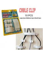 Cable clipคลิบยึดสายไฟ10ชิ้น