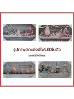 ภาพแคนวาสตกแต่งผนังมีไฟLEDในตัวขนาด30×60ซม.