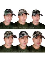 หมวกแก๊ปลายทหาร หมวกเบสบอล หมวกลายพราง