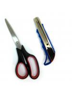 กรรไกร8นิ้วพร้อมคัตเตอร์