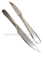 มีดหั่นเนื้อสเต๊กสแตนเลสหนาอย่างดี