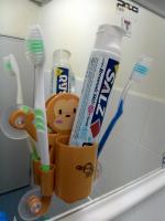 ที่เก็บยาสีฟันและแปรงสีฟัน