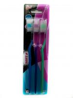 แปรงสีฟันลิลลี่แพค3ด้ามใส