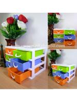 กล่องจัดระเบียบมีลิ้นชัก3ชั้น