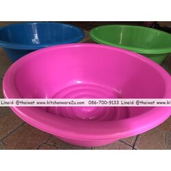 P08752 กะละมัง 60 ซม สีหวาน (60*60*18.5 cm) ราคาส่งต่อ 1 โหล: 12 ใบ