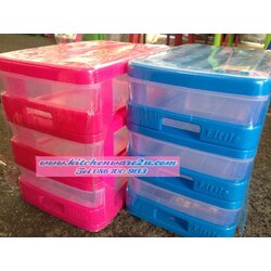 P00207 ลิ้นชัก 3 ชั้นเล็ก little boss (23*15*21 ซม) เกรดเอ (ราคาส่งต่อ 12 ชุด:เฉลี่ย 80 บต่อชุด)