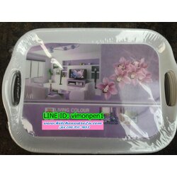 P00459 ถาดเหลี่ยมเมลามีน 30*24 ซม. หูข้าง (ราคาส่งต่อ 1 โหล:12 โหล)