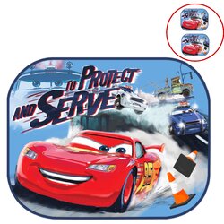 ม่านบังแดดลายตัวการ์ตูนสุดโปรด Eurasia Disney Cars Folding Window Sunshades (Pack of 2)