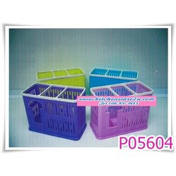 P05604 ใส่ช้อน 3 ช่อง ดีไซน์ใหม่ (ราคาส่งต่อ 1 โหล: 12 ใบ คลิ๊กที่สินค้าเพื่อดูรายละเอียด)