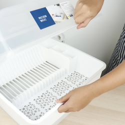 P03385 ที่คว่ำจาน มีฝาปิด มีช่องระบายอากาศ คละสี ปราศจากสารก่อมะเร็ง (BPA Free) รุ่น 5555 ราคาขายส่งต่อ 12 ชุด: เฉลี่ย 200 บต่อชุด