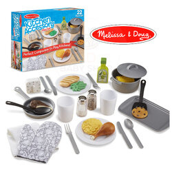 ชุดอุปกรณ์ของเล่นทำอาหาร Melissa & Doug Kitchen Accessory Play Set