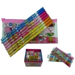 P07558 ดินสอ 8 แท่ง+กระเป๋า HY210-11 ราคาส่งต่อ 1 กล่อง:16 อัน 180 บ/โหล ส่ง 15 บาท ขายส่งทุกอย่าง 20 บาท