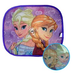 ม่านบังแดดแบบพับได้สุดน่ารัก XtremeAuto Frozen Folding Window Sunshades (Pack of 2)