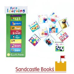 ชุดหนังสือเสริมทักษะสำหรับลูกน้อย Book Tower 10 Chunky Books - First Learning