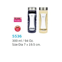 P10634 กระบอกน้ำ 2 ชั้น อย่างดี พรีเมี่ยม (7*7*19.5 cm) No.5536 ราคาส่งต่อ 6 ใบ: 230 บ/ใบ