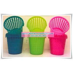 P06920 ตะกร้าทรงสูง สีเจ็บ 466 เกรดเอ (ราคาส่งต่อ 12 โหล: 144 ใบ:เฉลี่ย 200 บาท/โหล)