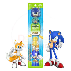 แปรงสีฟันอัตโนมัติสำหรับเด็ก FireFly Sonic the Hedgehog Clean 'n Protect with Antibacterial Cover
