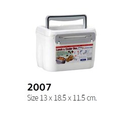 P10635 ปิ่นโตเหลี่ยม อย่างดี (13*18.5*11.5 cm) No.2007 ราคาส่งต่อ 12 ใบ: 100 บ/ใบ