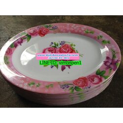 P00376 ถาดรูปไข่เมลามีน 10 นิ้ว (ราคาส่งต่อ 1 โหล:12 ใบ)