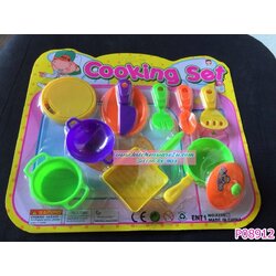 P08912 ชุดทำครัว ของเล่น ราคาส่งต่อ 1 โหล :12 ชุด (180 บ/โหล เฉลี่ย 15 บาท ขายส่งทุกอย่าง 20 บาท)