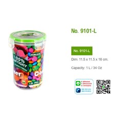 P11290 กล่องถนอมอาหาร PopLock (11.5 x 11.5 x 16 cm) 1 ลิตร No.9101L เกรดเอ (ราคาส่งต่อ 1 โหล: 12 ใบ:เฉลี่ย 50 บต่อใบ)