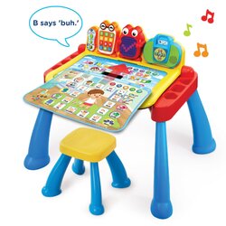 โต๊ะกิจกรรมเสริมพัฒนาการเอนกประสงค์ VTech 3-in-1 Touch and Learn Activity Desk Deluxe