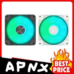 CASE FAN (พัดลมเคส) APNX FP1-120 FP1-140 FP2-120 ARGB BLACK / WHITE