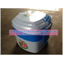 P06273 ปิ่นโตเหลี่ยม 2 ชั้น ใช้กับไมโครเวฟได้ ดีไซน์ใหม่ (ราคาส่งต่อ 1 โหล : 12 ชุด)