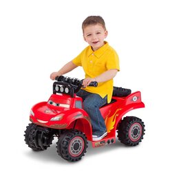 รถแบตเตอรี่สำหรับเด็กเล็ก Kid Trax Disney / Pixar Cars2 RS500 6V Quad Powered Ride-On
